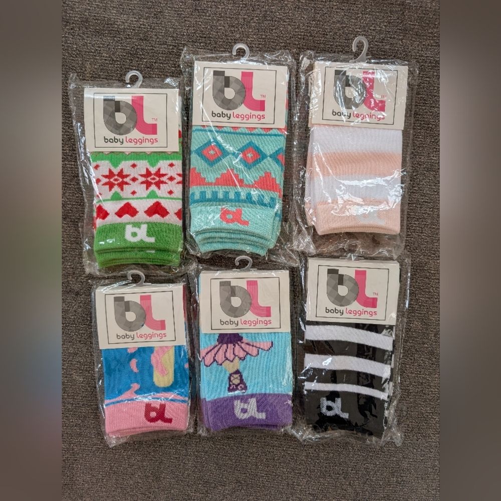 Baby Girl Baby Leggings Bundle of 6 - NIP